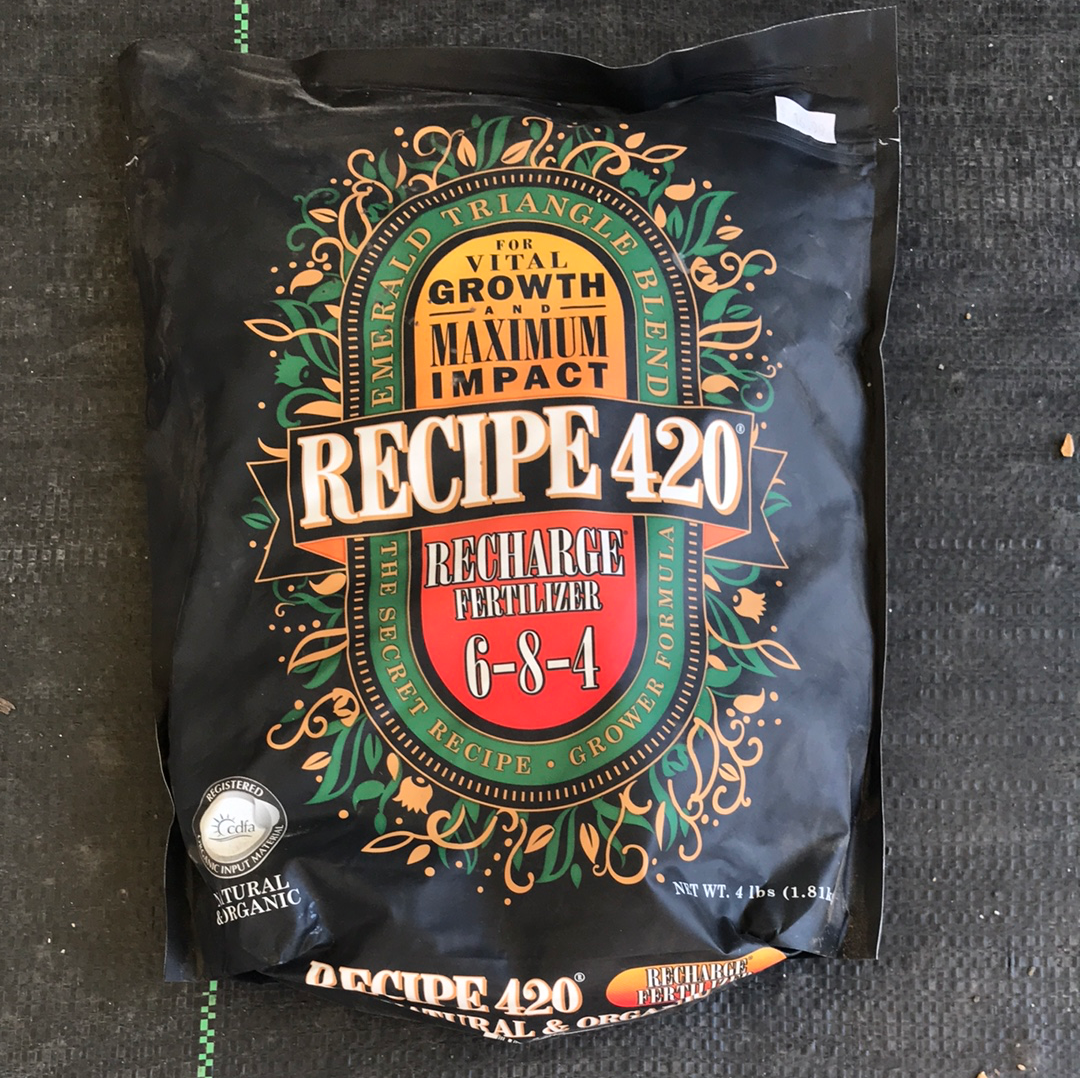 420 potting mix EB Stone Recipe 420 Recharge Fertilizer, 4 lbs – Morningsun Herb Farm